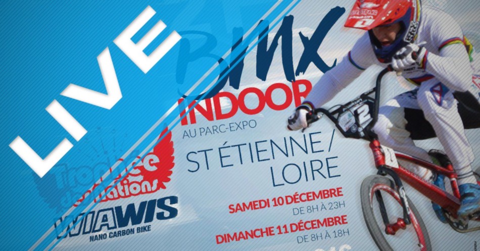 Indoor St. Etienne BMX Race. Live from France.