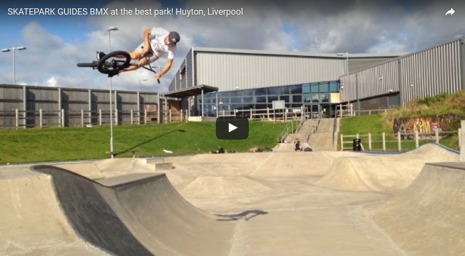 SKATEPARK GUIDES BMX at the best park! Huyton, Liverpool by Skatepark Guides