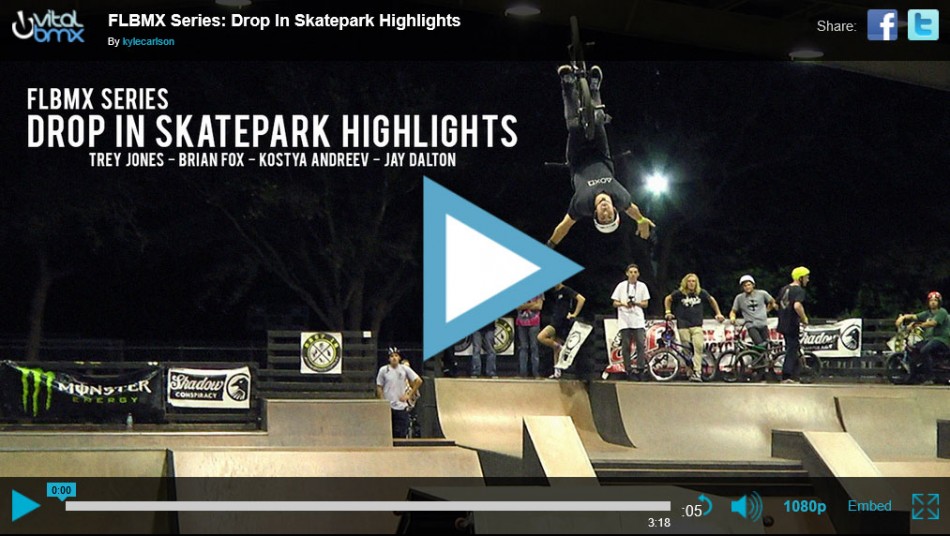 FLBMX Series: Drop In Skatepark Highlights