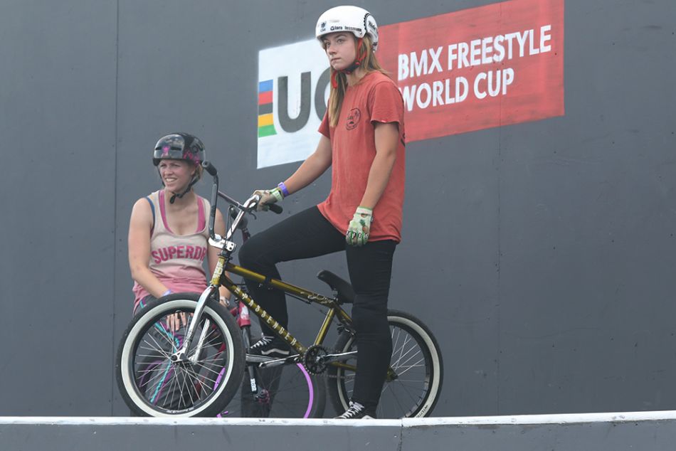 UCI BMX Freestyle Park World Cup Finals Women. Live on FATBMX from Budapest, Hungary.