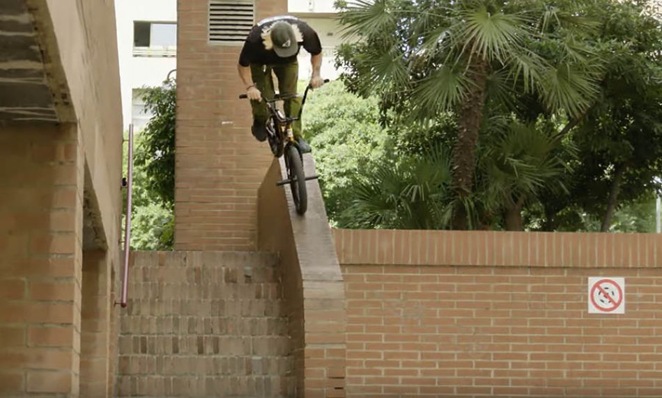 Anthony Perrin BTS in Barcelona for KINK BMX by Calvin Kosovich