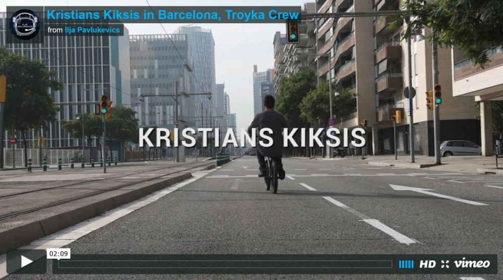 Kristians Kiksis in Barcelona, Troyka Crew from Ilja Pavlukevics