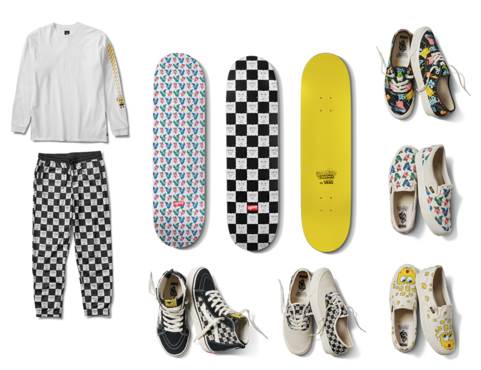 vans x spongebob track pant