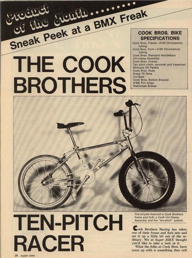 Cook hotsell bros bmx