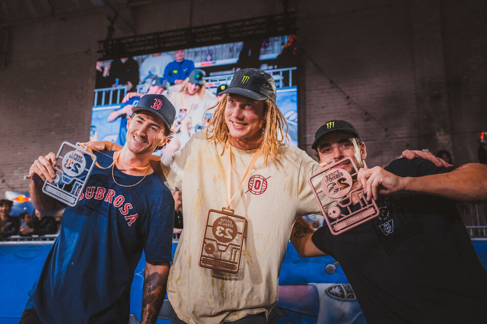 Boyd Hilder is once again the king of BMX Street at Simple Session