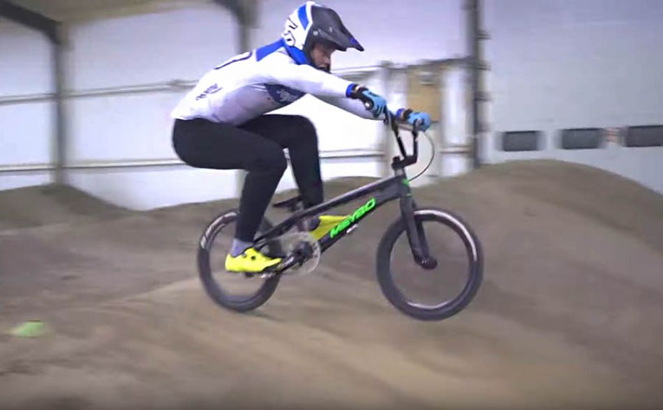 BMX Riding at the Indoor BMX Track Dijk by Justin Kimmann