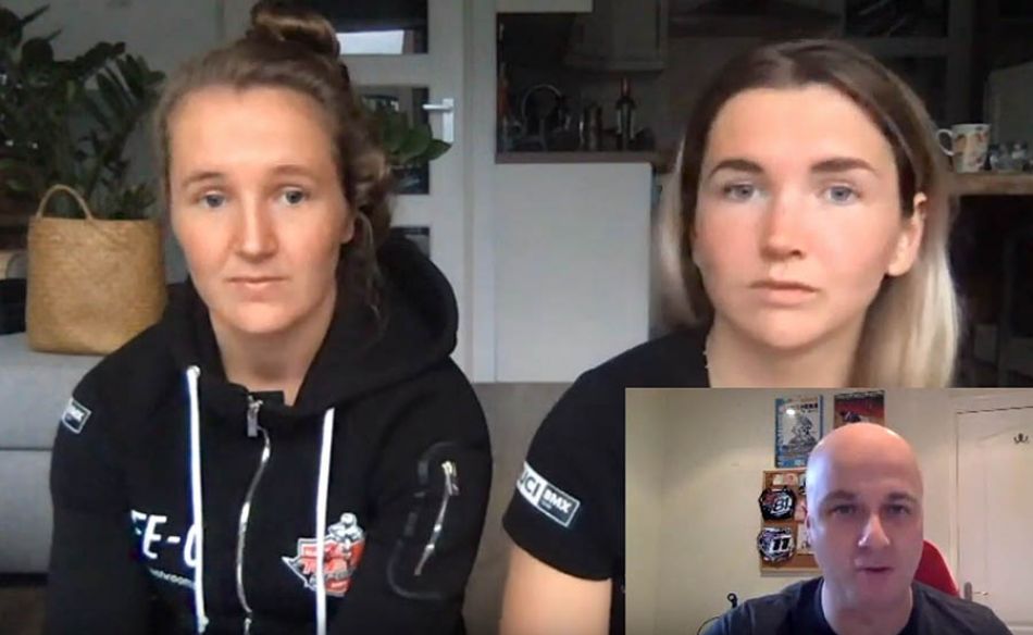 Inside BMX 2020 - Laura and Merel Smulders interview by bmxlivetv