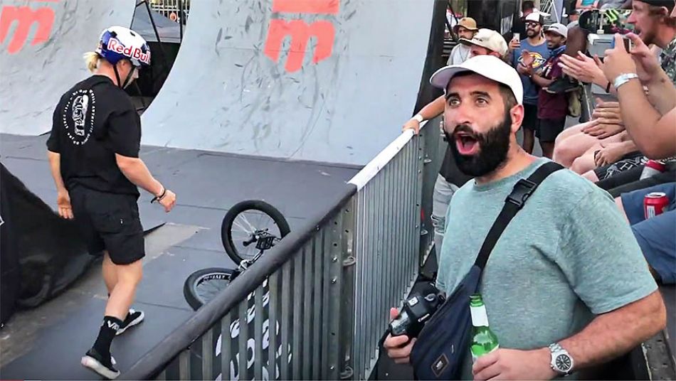Insane BEST trick at Ultimate X! by Brock Horneman