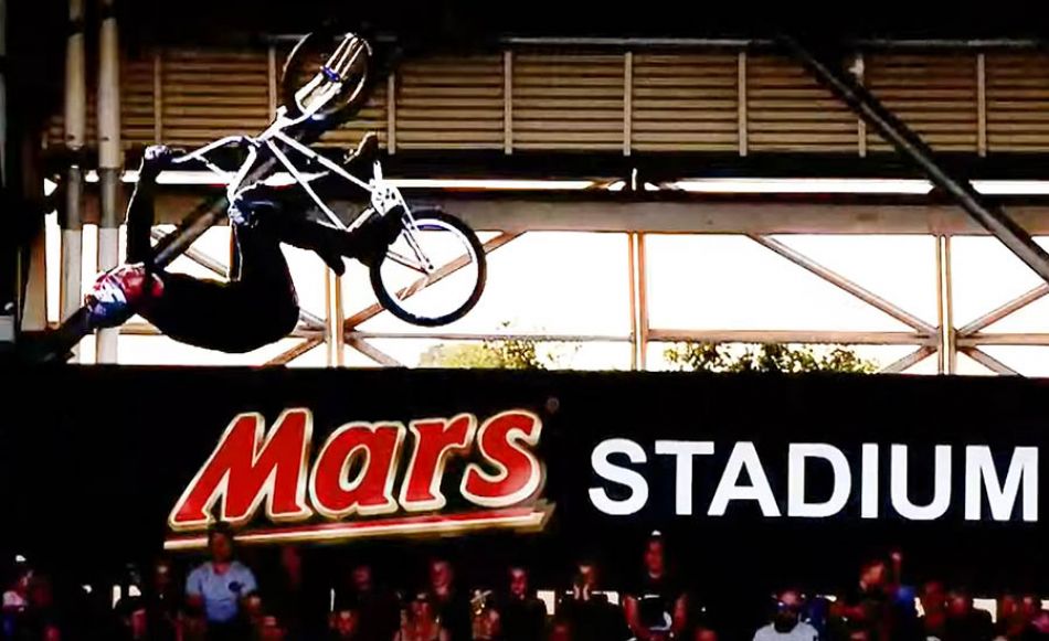 Jed Mildon: World&#039;s First BMX Double Barrel Roll by Nitro Circus