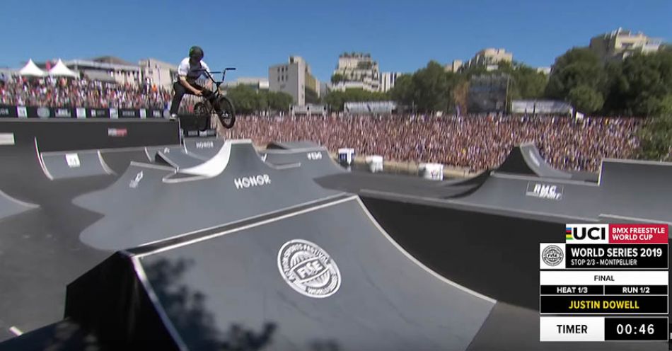 Justin Dowell | 1st place - UCI BMX Freestyle Park World Cup Final | FISE Montpellier 2019