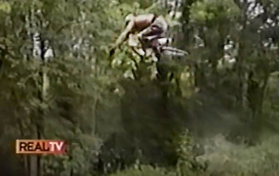 Jai Lonergan on Real Tv w/Ahmad Rashad-BMX into Tree at Posh Woods by East Coast Destruction