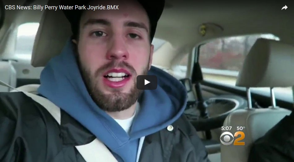 CBS News: Billy Perry Water Park Joyride.BMX TAY