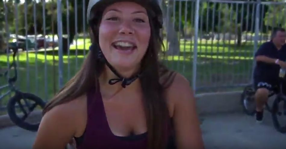 GIRL&#039;S RIDE BMX SKATEPARK INSANELY GOOD! by Nate Richter