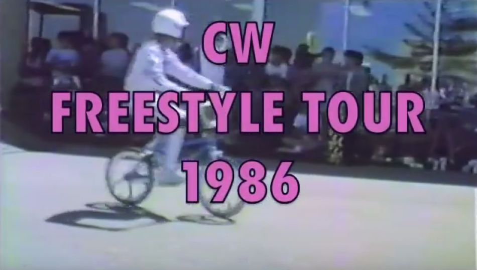 CW FREESTYLE BMX TOUR 1986