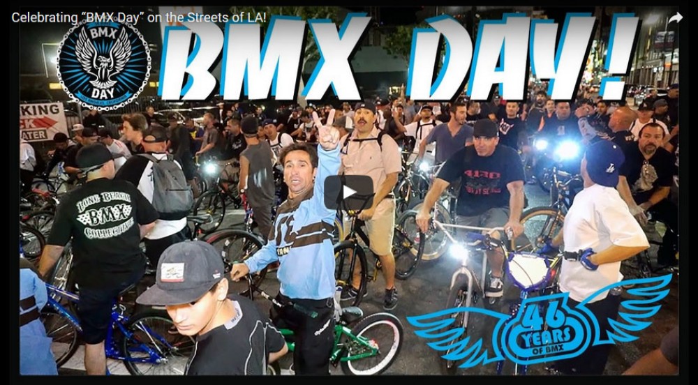 Celebrating “BMX Day” on the Streets of LA! by SE Bikes