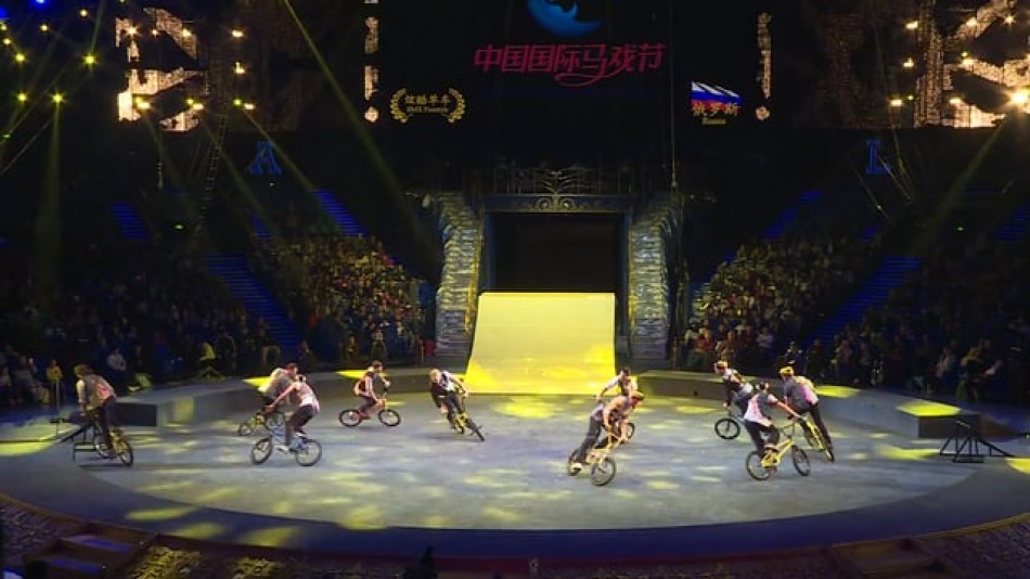 BMX Troupe 11 with Jumps China Festival  from Andrew Brennan