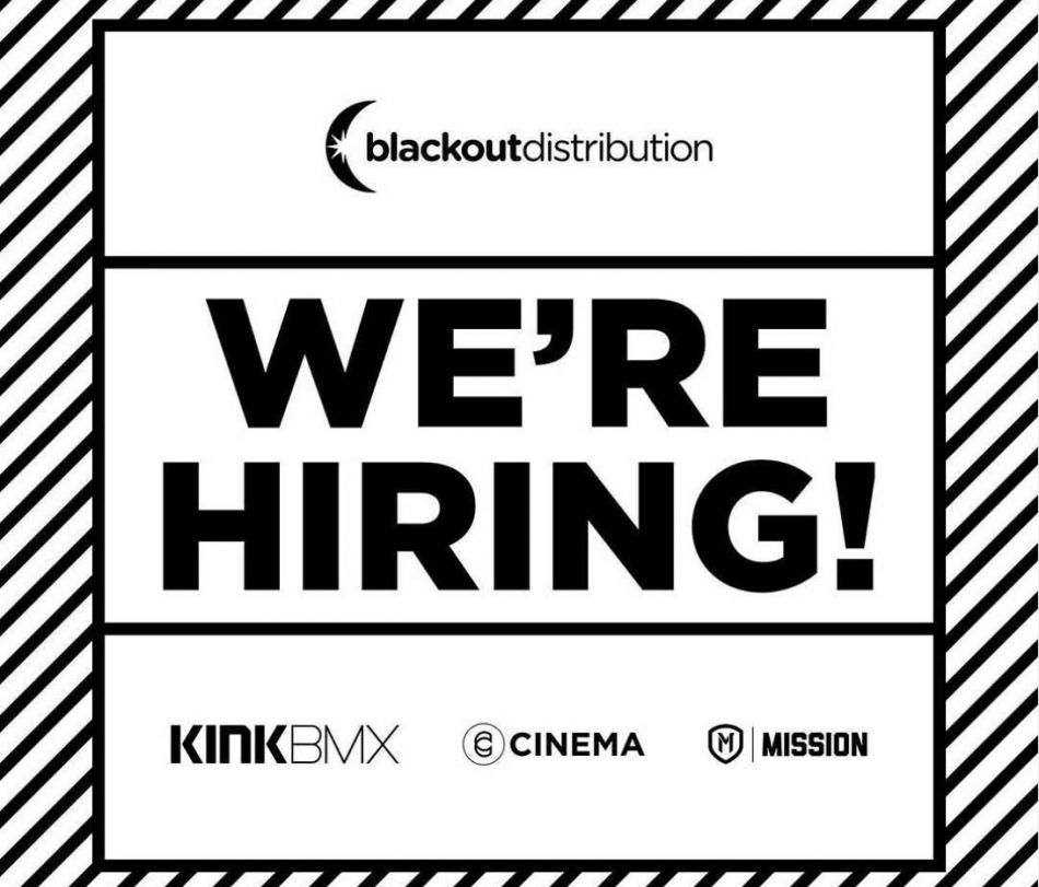 Work at Blackout Distribution. Job available.
