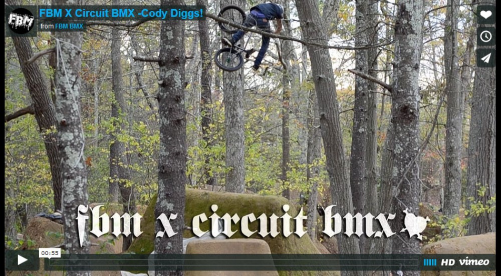FBM X Circuit BMX - Cody Diggs! from FBM BMX