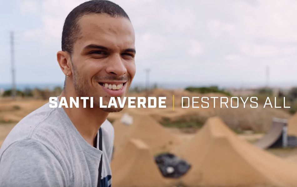 Santi Laverde Destroys All - Kink BMX