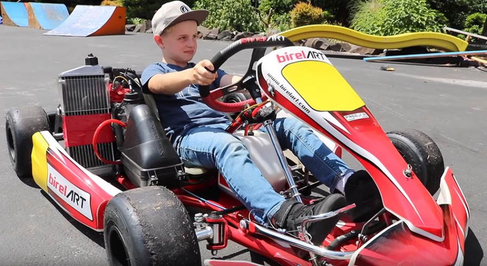 I Got a Racing Go Kart! *FIRST DAY AT THE TRACK!* by Bmx Caiden