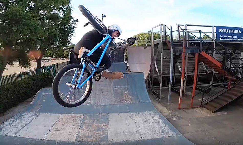 How to invert \ tabletop a bmx bike by The Webbie Show