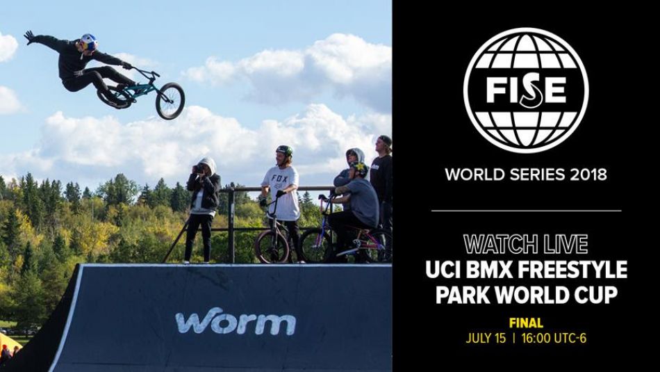 FWS EDMONTON 2018: UCI BMX Freestyle Park World Cup Men Final