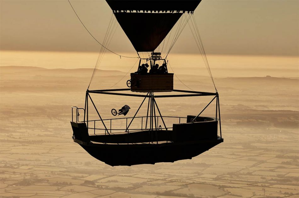 Riding BMX at 2,000ft under a HOT AIR BALLOON by Red Bull Bike