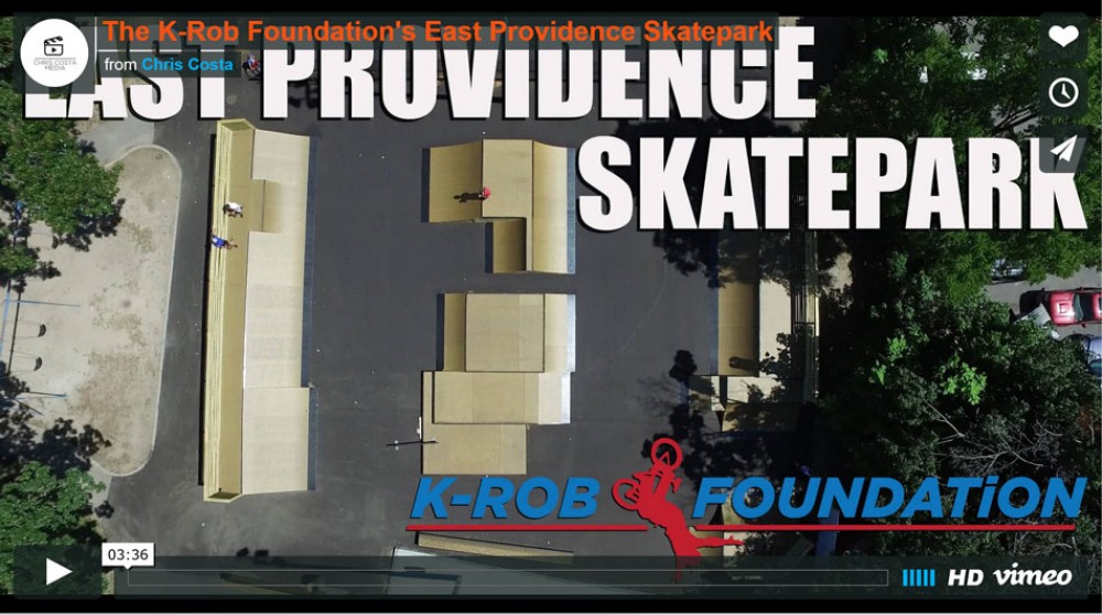 The K-Rob Foundation’s East Providence Skatepark from Chris Costa