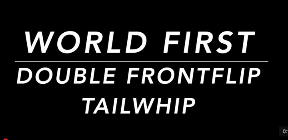 World First DOUBLE FRONTFLIP TAILWHIP by Todd Meyn