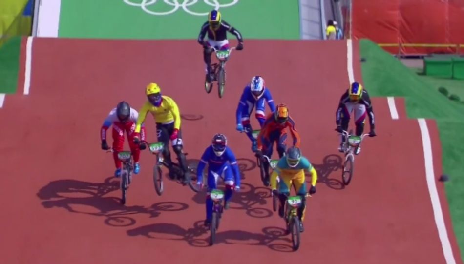 Thrills and spills of the BMX riders’ fight for gold in Rio  from Christopher Schwarz