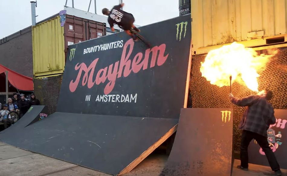 MAYHEM IN AMSTERDAM! - BOUNTYHUNTERS X CASH UP BMX