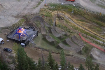 The course in Whistler 2005
