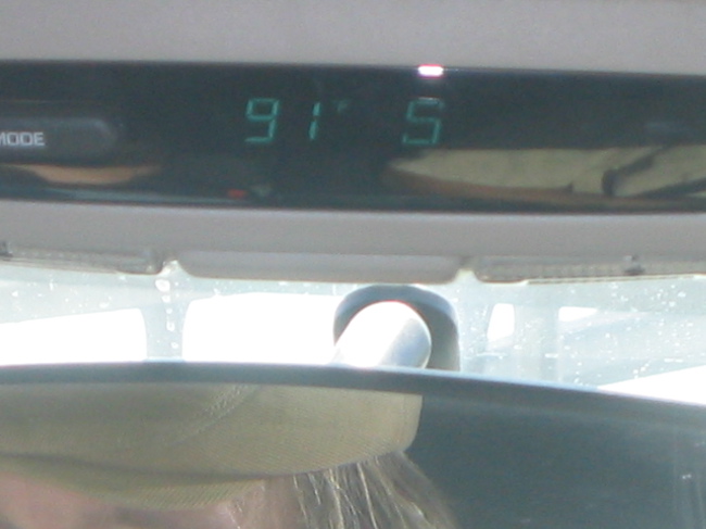 91 degrees in California