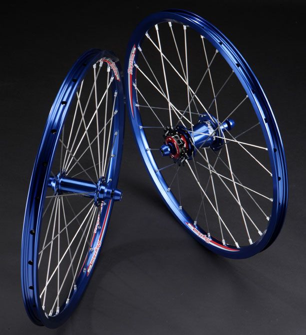 bmx blue wheels